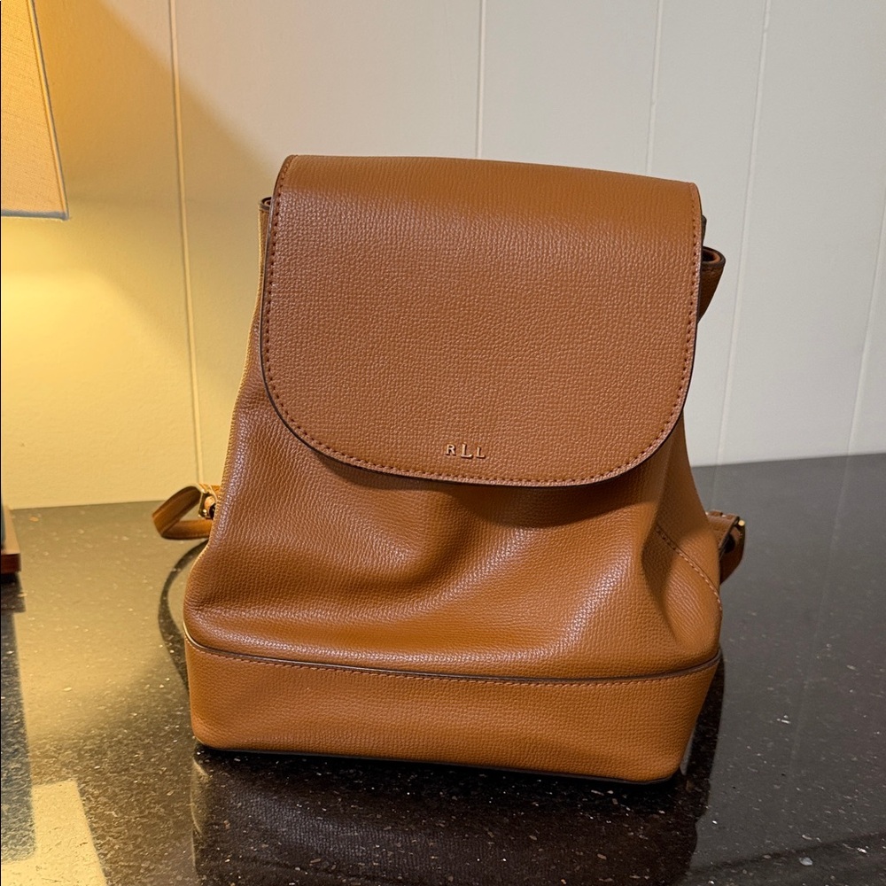 Ralph Lauren Leather Backpack
